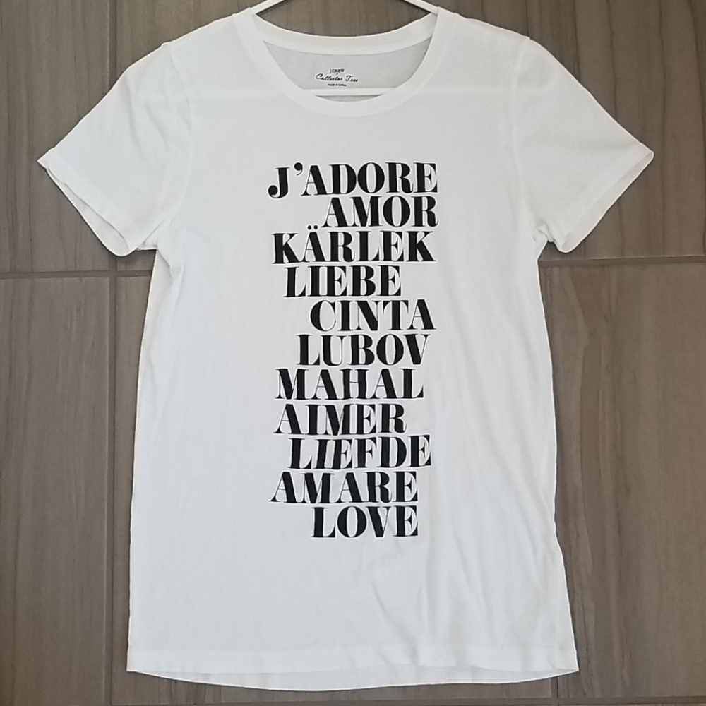 Jcrew graphic tshirt